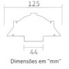 Perfil Placa duplo No-frame