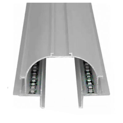 Perfil embutir No-Frame 2-fitas em aluminio rebatedor