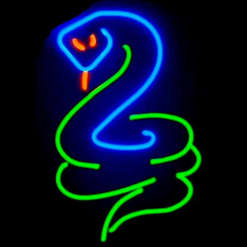 Abajur NEON cobra